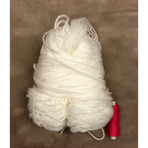 Fehér akril fonal (120gr)