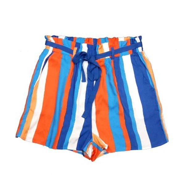 Kék-narancs short (L)