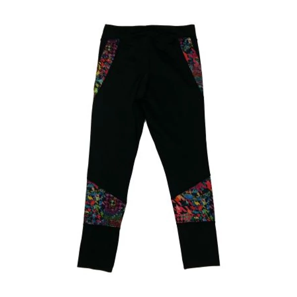Fekete mintás 3/4-es sportleg (XL)