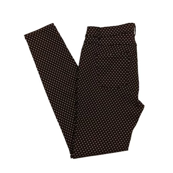 Barna mintás elasztikus nadrág (44)