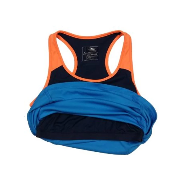 Kék-narancs sport top (S)
