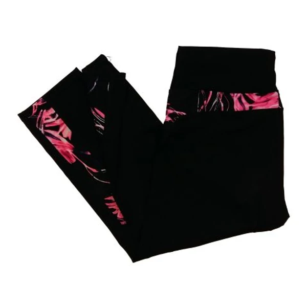 Fekete-pink mintás sportleg (L/XL)