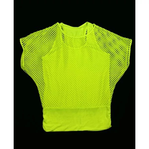 Neon hálós felső (M)