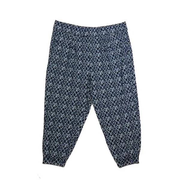 Kék mintás lenge nadrág (XL)
