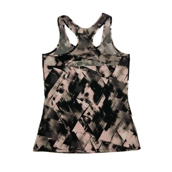 Szürke-rózsaszín mintás sporttop (M)