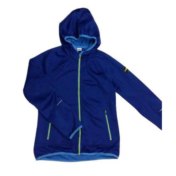 Kék-zöld zippes softshell kabát (152)