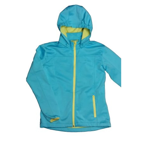 Világoskék sárga softshell kabát (152)