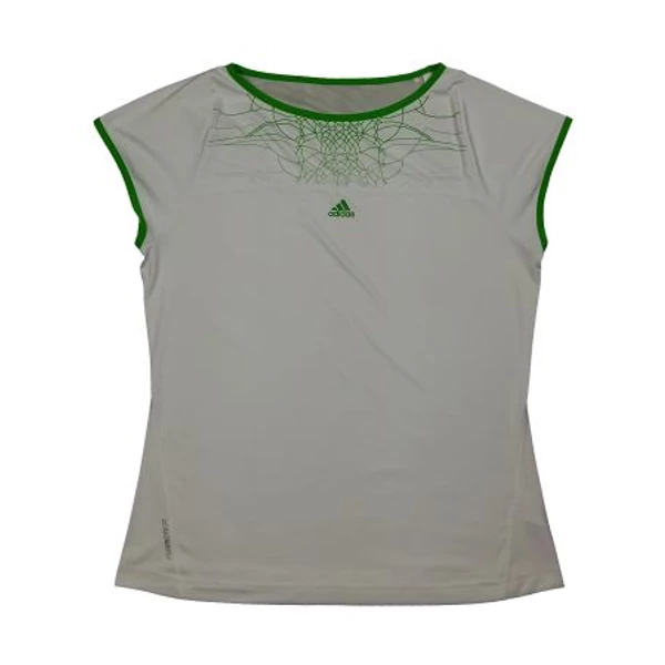 Adidas fehér-zöld sportpóló (XL)