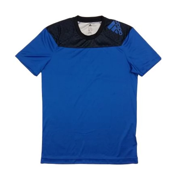 Kék-fekete adidas sportpóló (M)