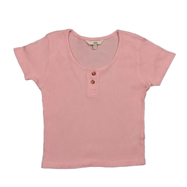 Pink gombos póló (140)