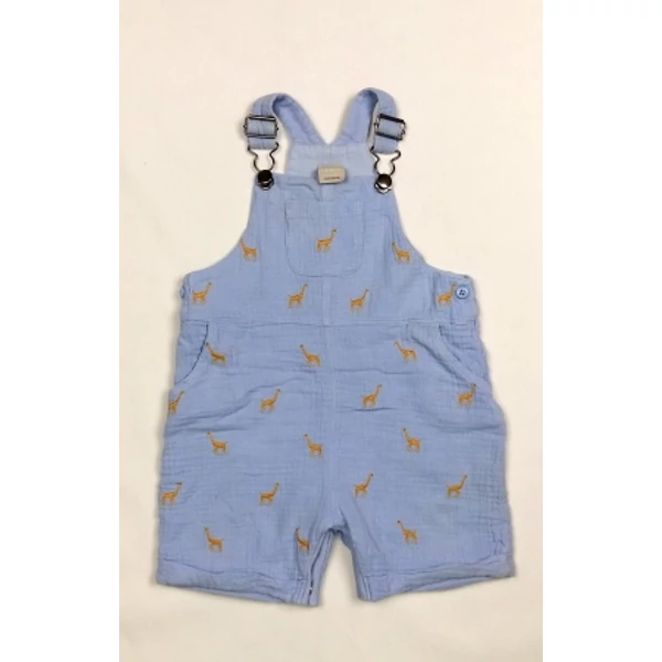 Kék zsiráfos géz kantáros short (86)