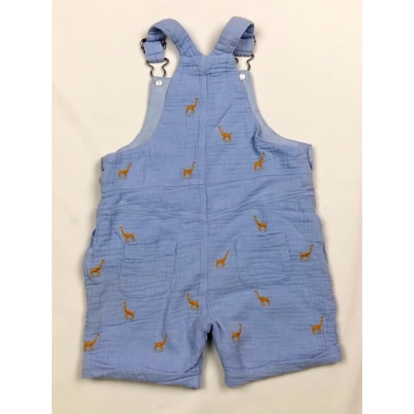 Kék zsiráfos géz kantáros short (86)