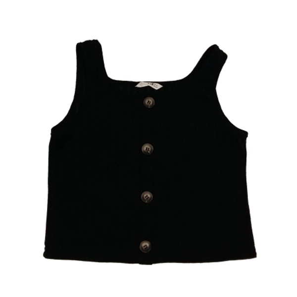 Fekete gombos top (152)