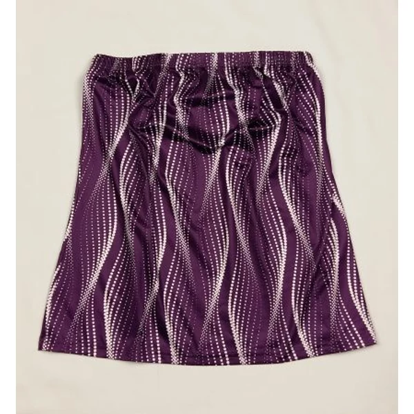 Lila fehér mintás top (M)