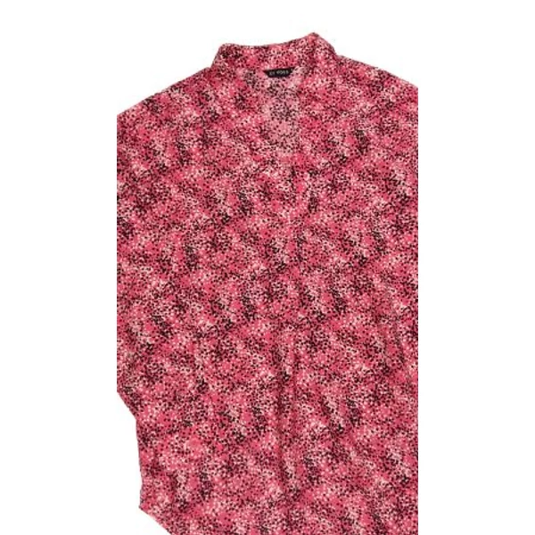 Pink-fekete-fehér blúz (38)