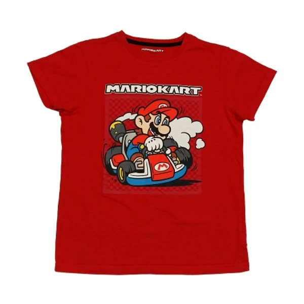Piros Mariokart póló (152)