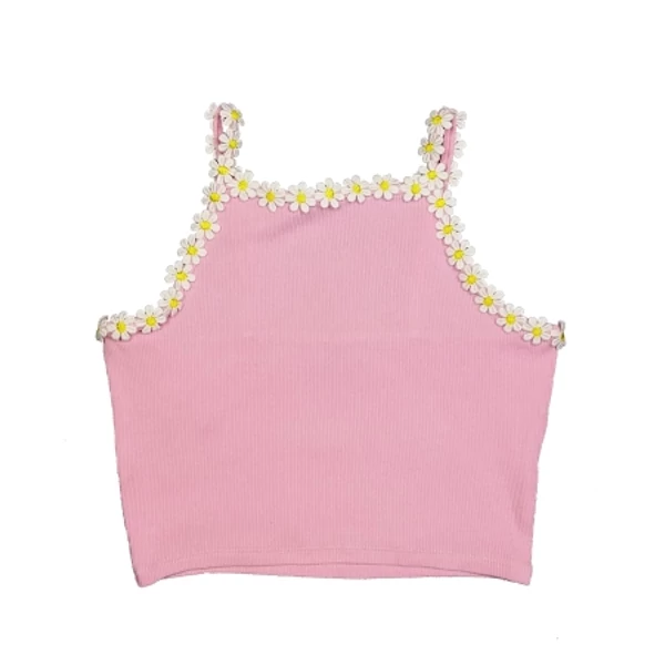 Margarétás pink top (128)