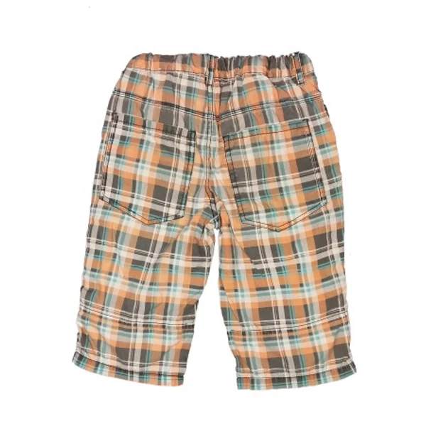 Narancs kockás short (128)
