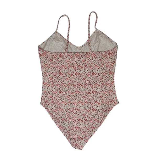 Piros virágos body (XL)