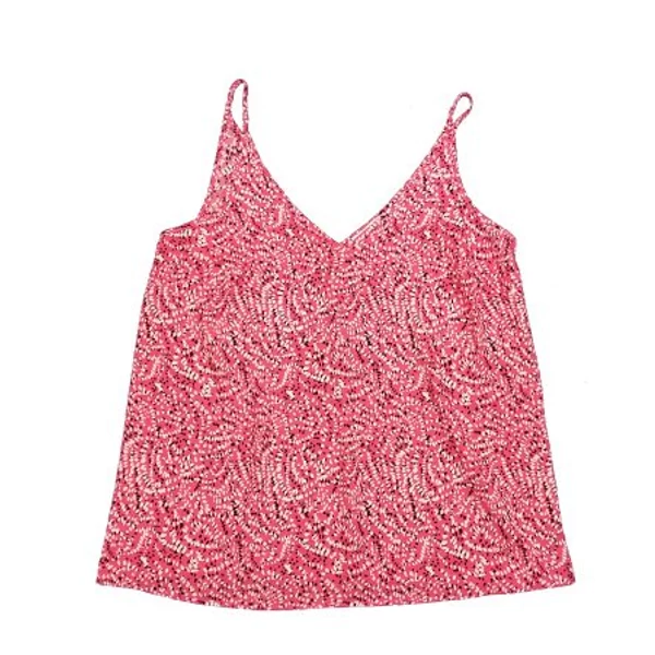 Rózsaszín mintás top (40)