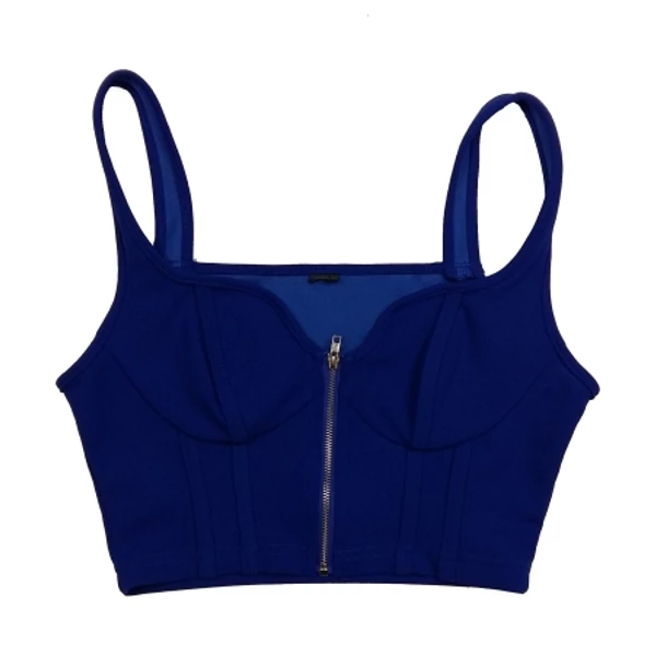 Királykék zipes top (S)