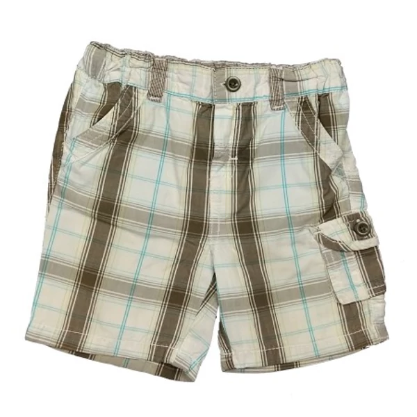 Barna kockás short (92)