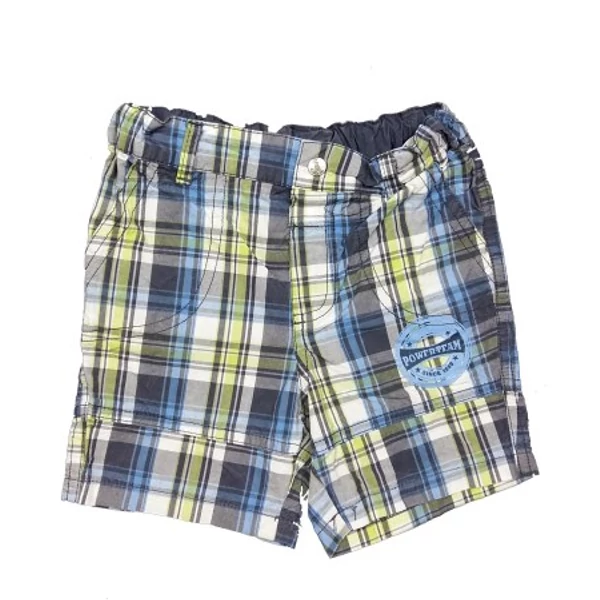 Kék zöld kockás short (86)
