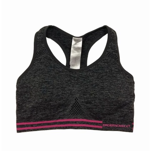 Szürke-pink sporttop (S)