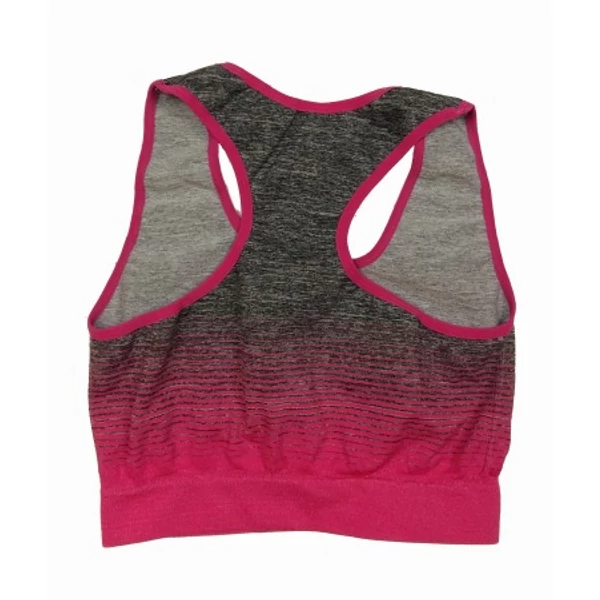 Szürke-pink sporttop (S)