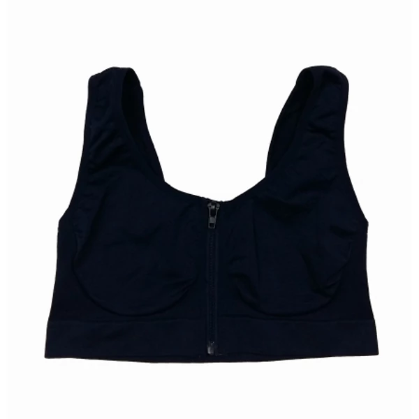 Sötétkék zipe sporttop (M)