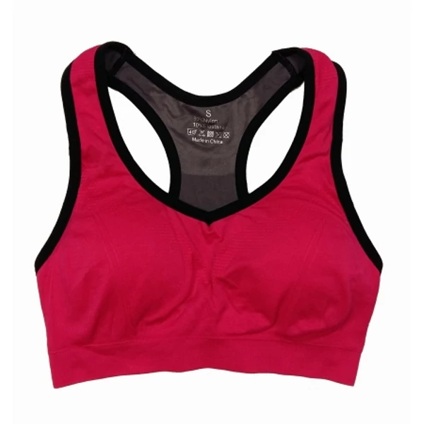 Pink-fekete sporttop (S)