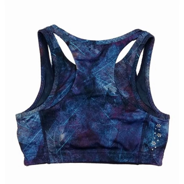 Kék-lila USAPro mintás sporttop (S)