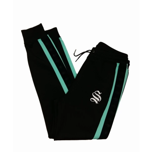 Fekete-türkiz sportnadrág (XL)