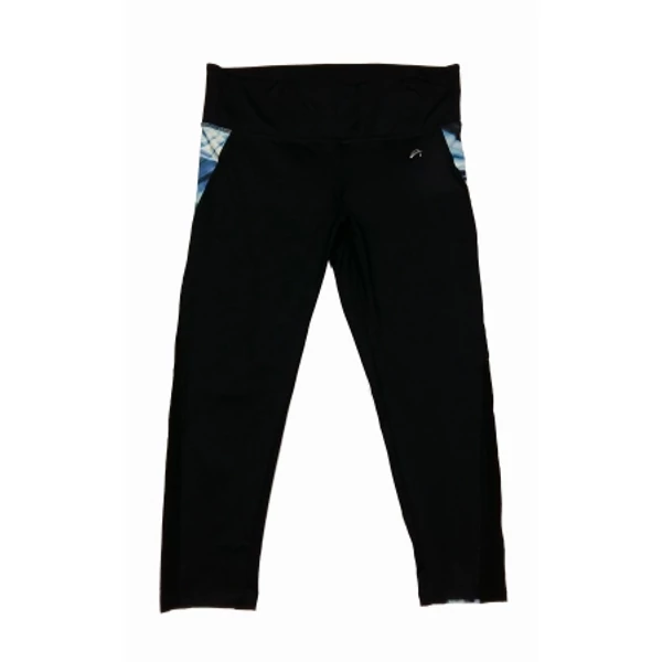 Fekete-kék 3/4-es sportleg (M)