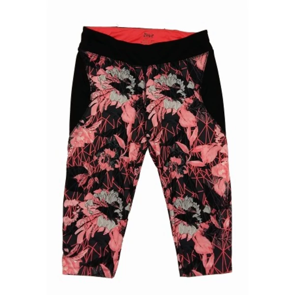 Pink virágos 3/4-es sportleg (M)