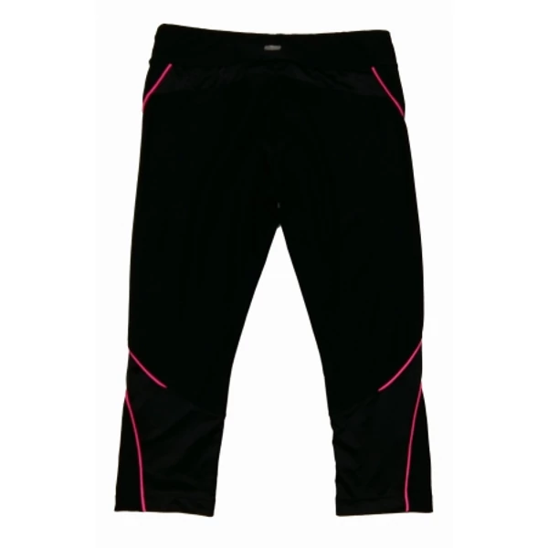 Fekete-pink 3/4-es sportleg (L)