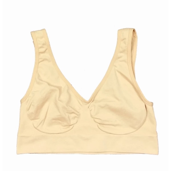 Testszínű sporttop (L)