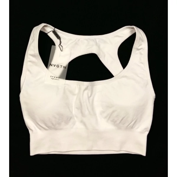 Fehér NVGTN sporttop (M)