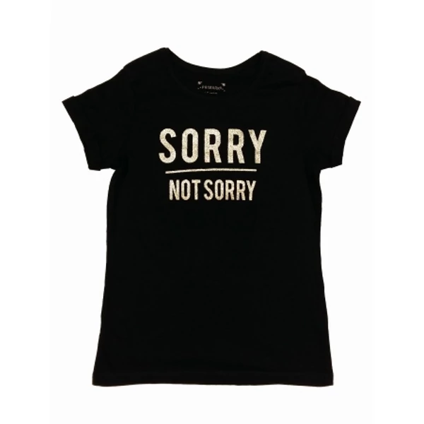 Fekete Sorry póló (146)
