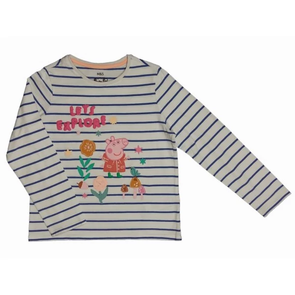 Csíkos Peppa póló (122)