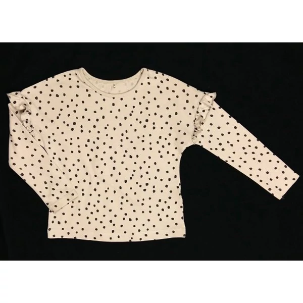 Bézs pöttyös póló (104)