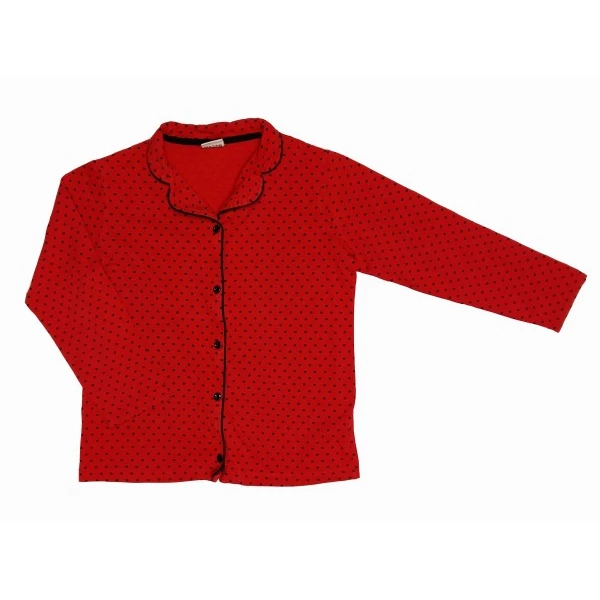 Piros fekete pizsifelső (152)