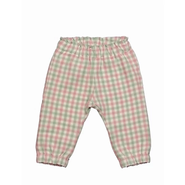 Zöld-rózsaszín kockás nadrág (68)