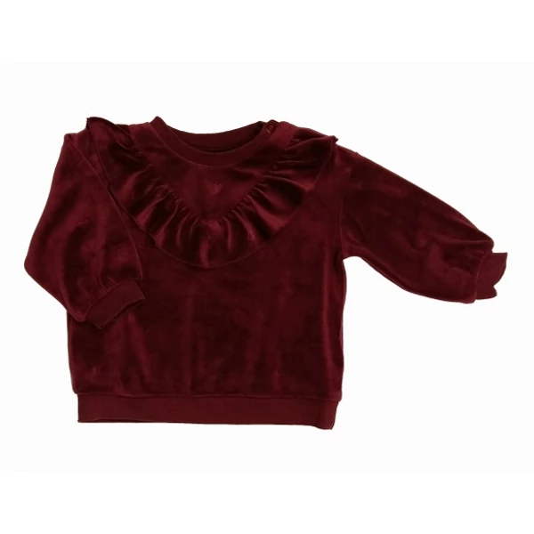 Bordó fodros pulcsi (74)