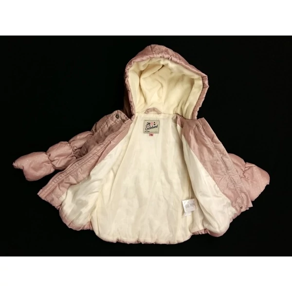 Púder pöttyös télikabát (86)