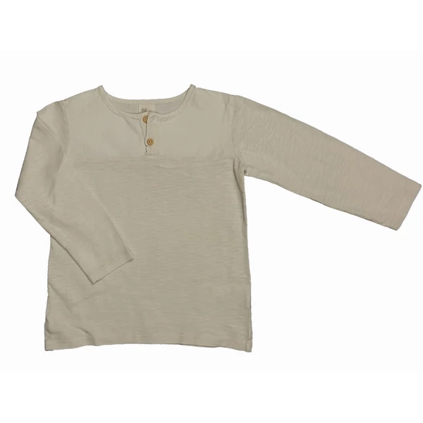 Fehér gombos póló (92)