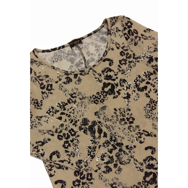 Leo mintás pulcsi (S)