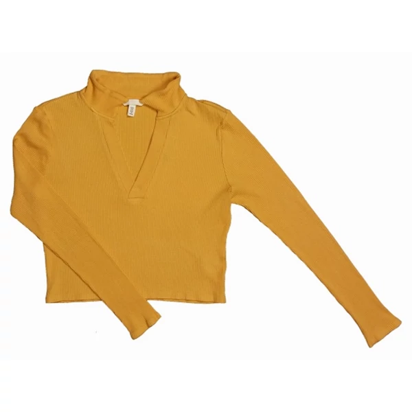 Okker galléros felső (M)