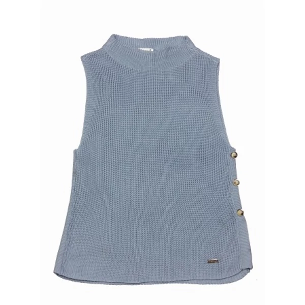 Kék gombos mellény (40)