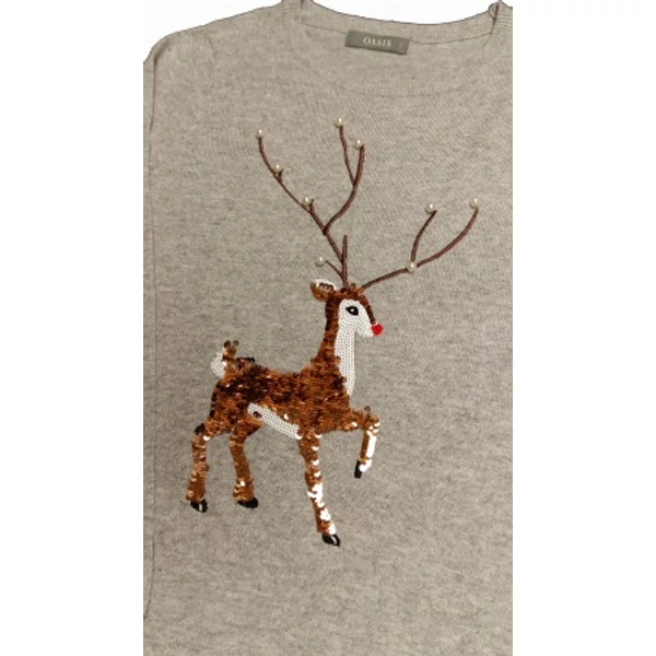 Rénszarvasos pulcsi (S)